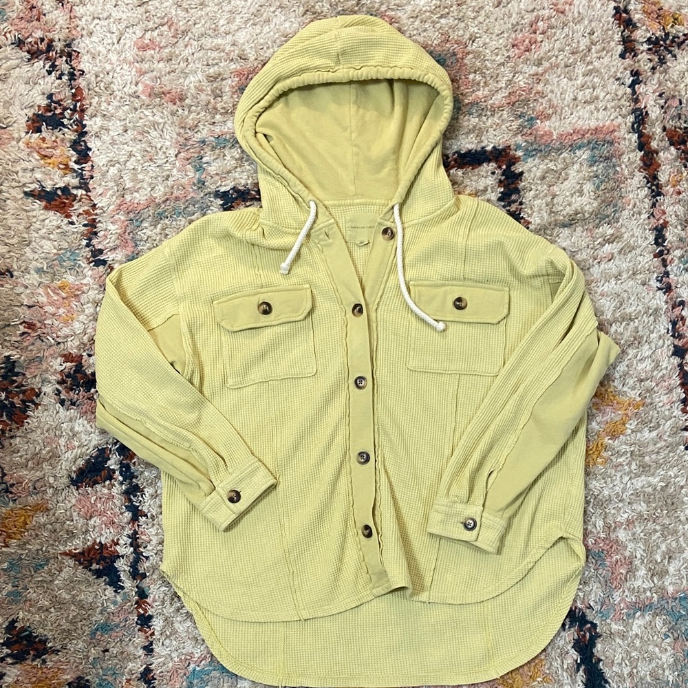 American Eagle Waffle Knit Shirt